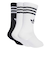 JZ7496　K CREW SOCKS 3P　WHT/WHT/BLK　706644-0001