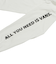 126R1021200　M All you need is Vans L TEE　WHITE　705888-0001