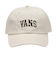 126R7160400　Flowers college Logo Low Cap　IVORY　705410-0001
