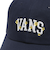 126R7160400　Flowers college Logo Low Cap　NAVY　705410-0002