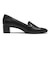 JE16604A　ONEPOINT HEEL LOAFER 4　BLACK　711921-0001