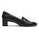 JE16604A　ONEPOINT HEEL LOAFER 4　BLACK　711921-0001