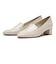 JE16604A　ONEPOINT HEEL LOAFER 4　C.BEIGE　711921-0002