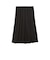 636872　W T7 MIDI PLEATED SKIRT　01BK　708953-0001