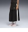 636872　W T7 MIDI PLEATED SKIRT　01BK　708953-0001