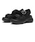 W2065　CL VL 2BUCKLE SANDAL 6　ALL BLACK　705061-0001