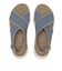 W2068　CL CROSS KNIT SANDAL 5　BLUE　705121-0004
