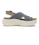 W2068　CL CROSS KNIT SANDAL 5　BLUE　705121-0004