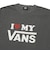 126R1013200　I LOVE MY VANS Pigment Dye TEE　BLACK　705894-0001