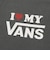126R1013200　I LOVE MY VANS Pigment Dye TEE　BLACK　705894-0001