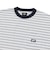 126R1060201　CAVE Crew Neck Boarder S TEE　WHITE　709264-0001