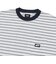 126R1060201　CAVE Crew Neck Boarder S TEE　WHITE　709264-0001