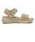 W2073　CL CHIFFON SANDAL　BEIGE　704942-0002