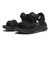 W2073　CL CHIFFON SANDAL　ALL BLACK　704942-0001
