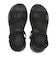 W2072　CL 2BELT SANDAL　ALL BLACK　704941-0002