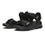 W2072　CL 2BELT SANDAL　ALL BLACK　704941-0002