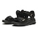 W2072　CL 2BELT SANDAL　ALL BLACK　704941-0002