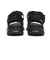 W2072　CL 2BELT SANDAL　ALL BLACK　704941-0002