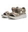 W2072　CL 2BELT SANDAL　BEIGE　704941-0003