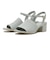 W2071　CL KNIT HEEL SANDAL 5.5　MINT　705961-0002