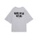 636788　W GRAPHICS BUBBLEOVERSIZED TEE　82VBRT SILVER　708937-0003