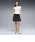 636855　W DARE TO WOVEN SHORT SKIRT　01BK　708950-0001