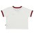 126R3011601　W flower logo ringer TEE　WHITE　705879-0001