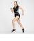 II5520　W TEMPO SWOOSH RUN DF SS　010BLACK/WHITE　713081-0001
