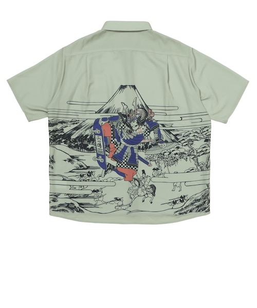 126R1062800 M Samurai SK8er Aloha Shirts SAGE 707287-0002