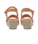W2070　CL JUTE SANDAL 6　ORANGE　707277-0003