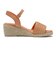W2070　CL JUTE SANDAL 6　ORANGE　707277-0003