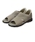 4447　HANDSFREE KNET OPENTOE-SHOES　KHAKI　712017-0003