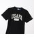 C3-D306　M RW PRINT S/S T-SHIRT USAFA　BLACK　709983-0003