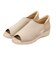 4410　HANDSFREE KNET OPENTOE-SHOES　BEIGE　712016-0002