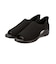 4410　HANDSFREE KNET OPENTOE-SHOES　BLACK　712016-0001