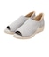 4410　HANDSFREE KNET OPENTOE-SHOES　GREY　712016-0003
