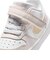KIR5461　12-16 COURT BOROUGH LOW BBALL　100WHITE/SHMMER　713012-0001