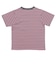 126R3010701　W Border cropped TEE　PINK　705873-0001