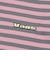 126R3010701　W Border cropped TEE　PINK　705873-0001