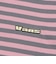 126R3010701　W Border cropped TEE　PINK　705873-0001
