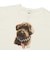 126R3011101　W Dog print TEE　WHITE　705875-0001