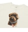 126R3011101　W Dog print TEE　WHITE　705875-0001