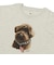 126R3011101　W Dog print TEE　GRAY　705875-0002
