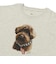 126R3011101　W Dog print TEE　GRAY　705875-0002