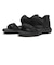 S0060　QS STRAP SANDAL　BLACK　705234-0001