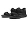 S0060　QS STRAP SANDAL　BLACK　705234-0001