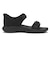 S0060　QS STRAP SANDAL　BLACK　705234-0001