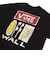 VN000TKRBLK　PAINT SS TEE　BLACK　705253-0001