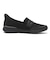 W1052　QS KNIT LOAFER SNK　ALL BLACK　705848-0001