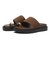 W2079　RING FLAT SANDAL　BROWN　708627-0002